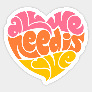 Love hearts Sticker